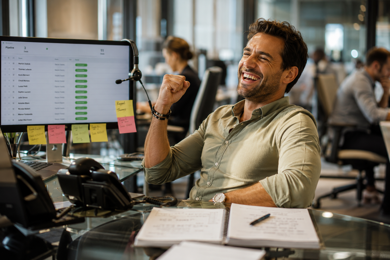 Qualification de leads et suivi commercial automatisé
