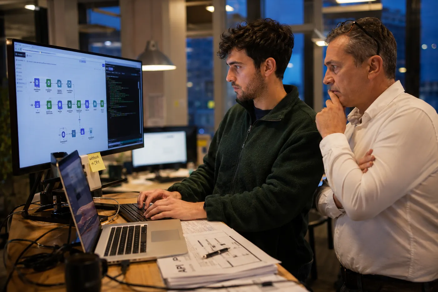 AI collaborator setup on the client's business tools